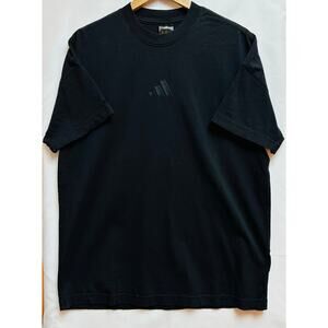 Adidas All SZN Tee Men’s Medium Cotton PINK 3-Bar logo Embroidered